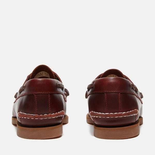 Timberland Classic 2 Eye Leather Women's Boat Shoes - Burgundy