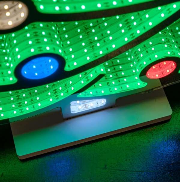 Samuel Alexander 60cm Light up Christmas Tree Infinity Decoration with Multi-Coloured LEDs