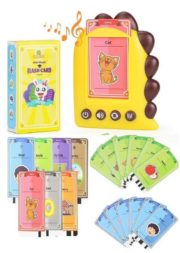 Dyzi Interactive Learning Cards for Toddlers 2-6: 150 Preschool Flashcards