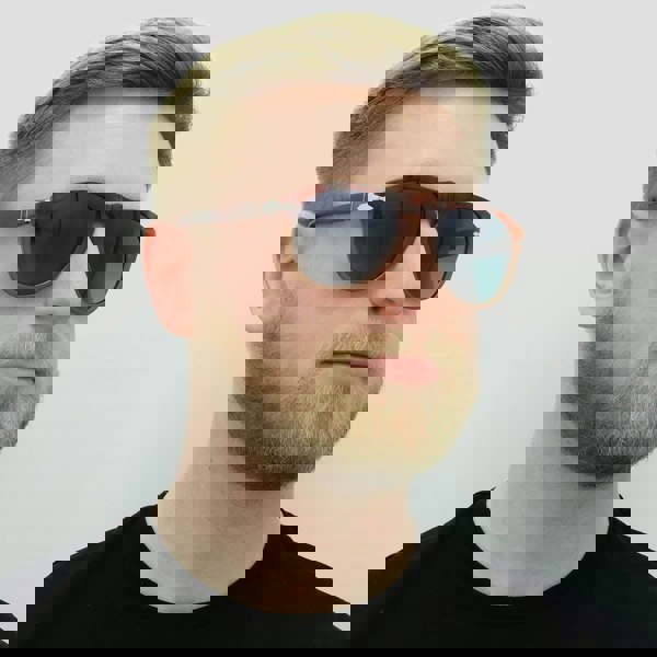 Persol Sunglasses 0649 1025S3 Resina e Sale Brown Blue Polarized 54mm