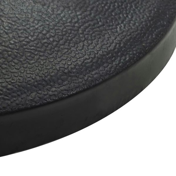 Berkfield Parasol Base Round Polyresin 10 kg Black