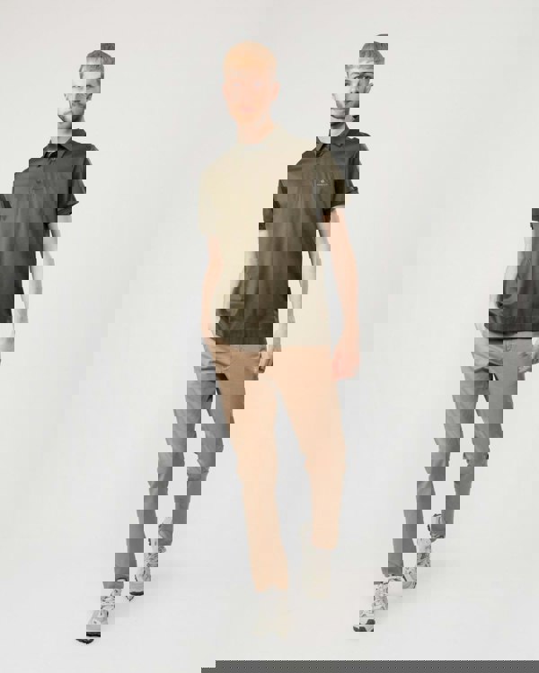 GANT Mens Mercerized Jersey Short Sleeve Rugger - 301 Racing Green