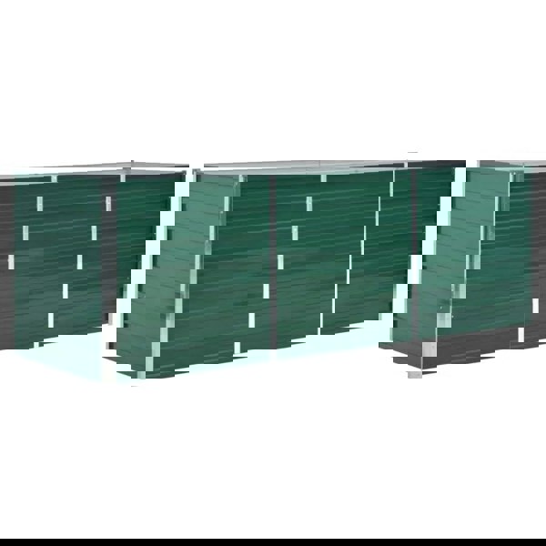 Berkfield Garden Raised Bed Galvanised Steel 240x80x77 cm Green