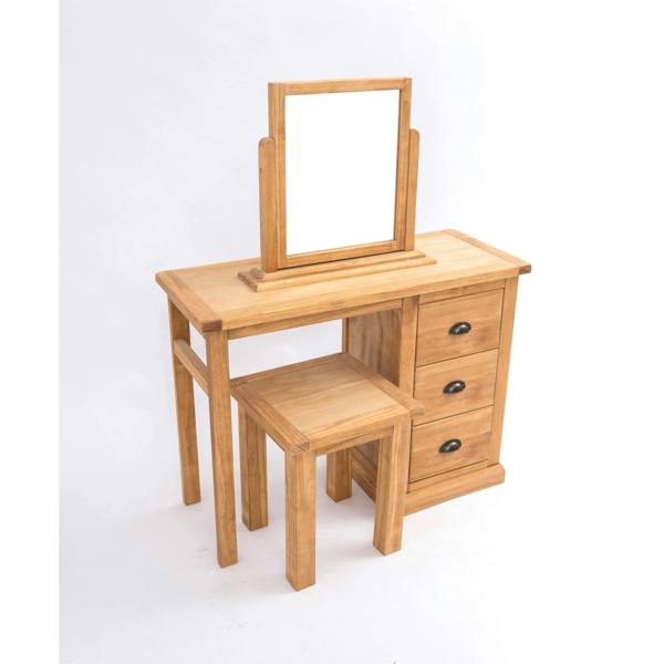 Cabinet Bits Lucca 3 Drawer Dressing Table Set Brass Cup Handle