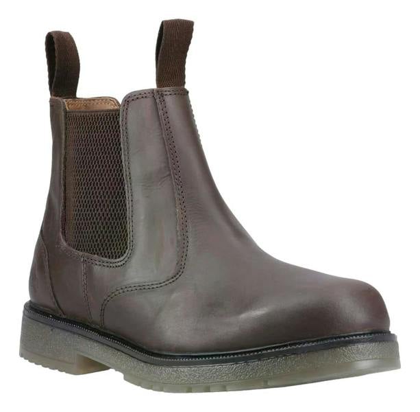 Amblers Chelmsford Mens Pull On Leather Chelsea Dealer Ankle Boots