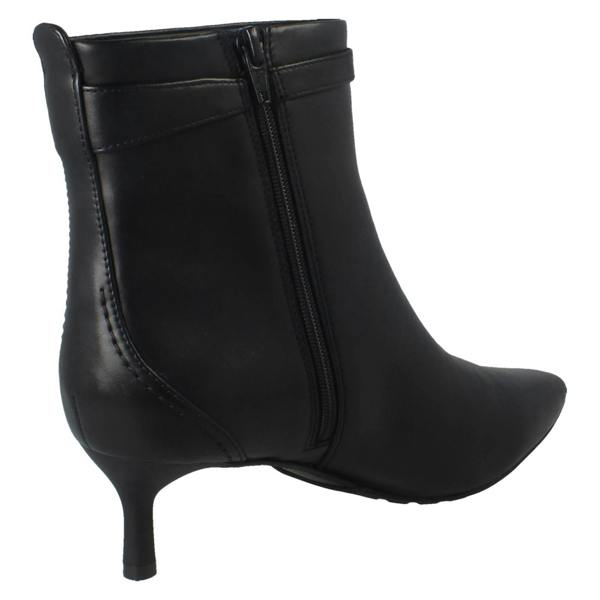Clarks Ladies Clarks Smart Zip Fastening Heeled Ankle Boots Adela Up