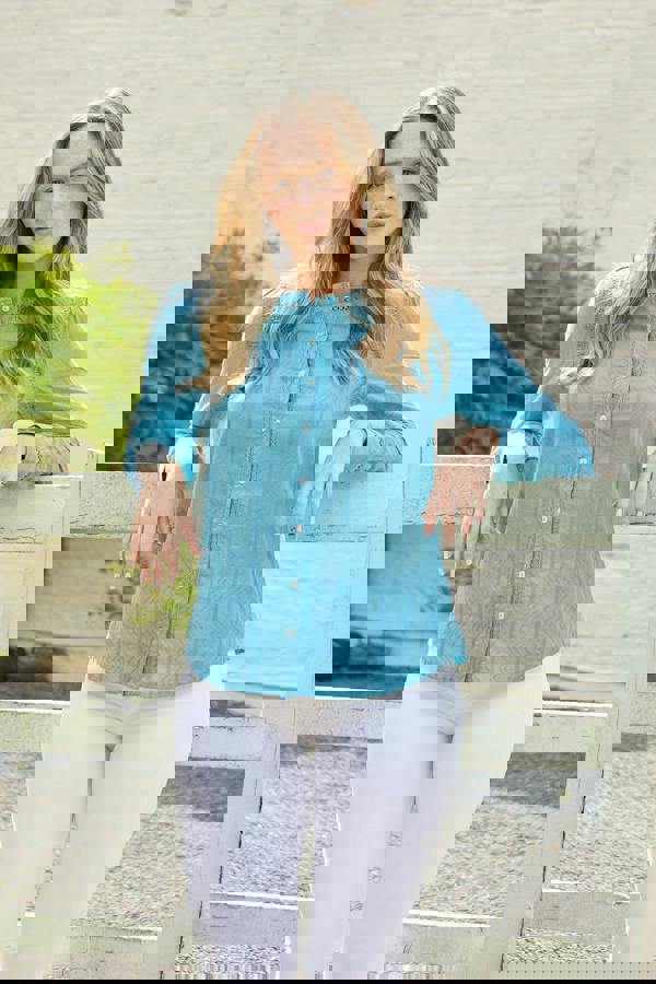 Mudflower Zig Zag Textured Shirt