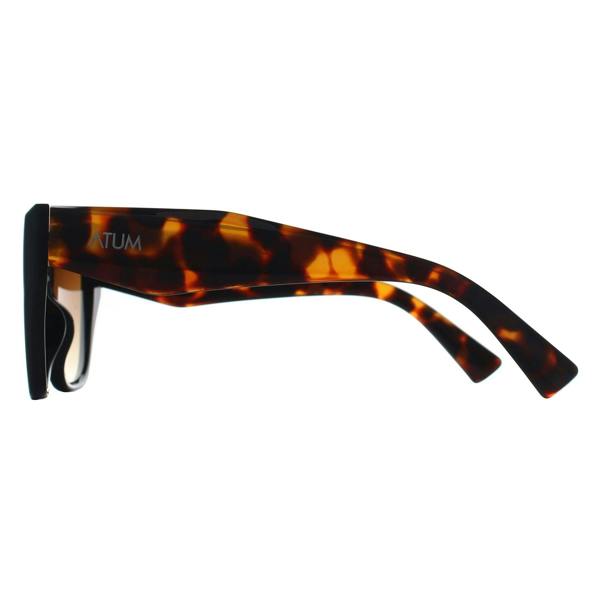 Atum Cat Eye Womens Black and Havana Brown Gradient Zenith Sunglasses