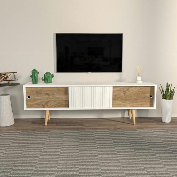 Decorotika Ecrin Modern TV Stand TV Cabinet for TV's up to 65"