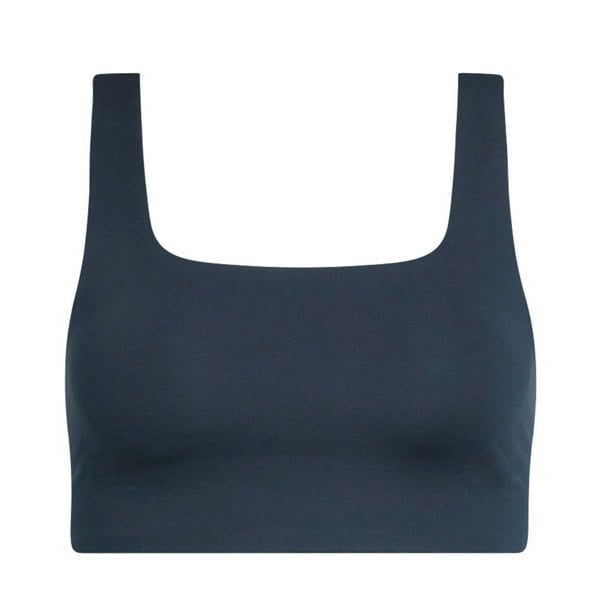 Girlfriend Collective Womens/Ladies Tommy Cropped Square Neck Bra - Monarch