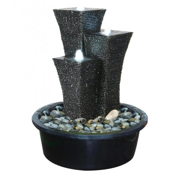 Tranquillity Water Features Oriental Towers on Sump Oriental Solar Water Feature