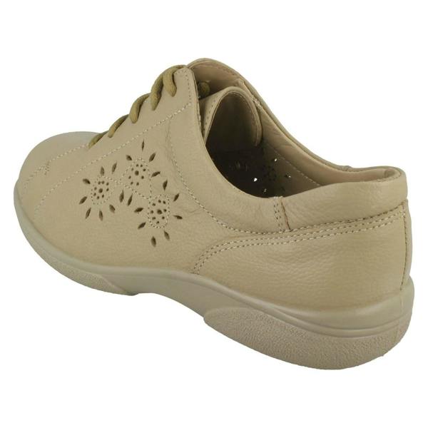 DB Shoes Ladies Easy B Lace Up Trainers With Flower Detailing Carmen
