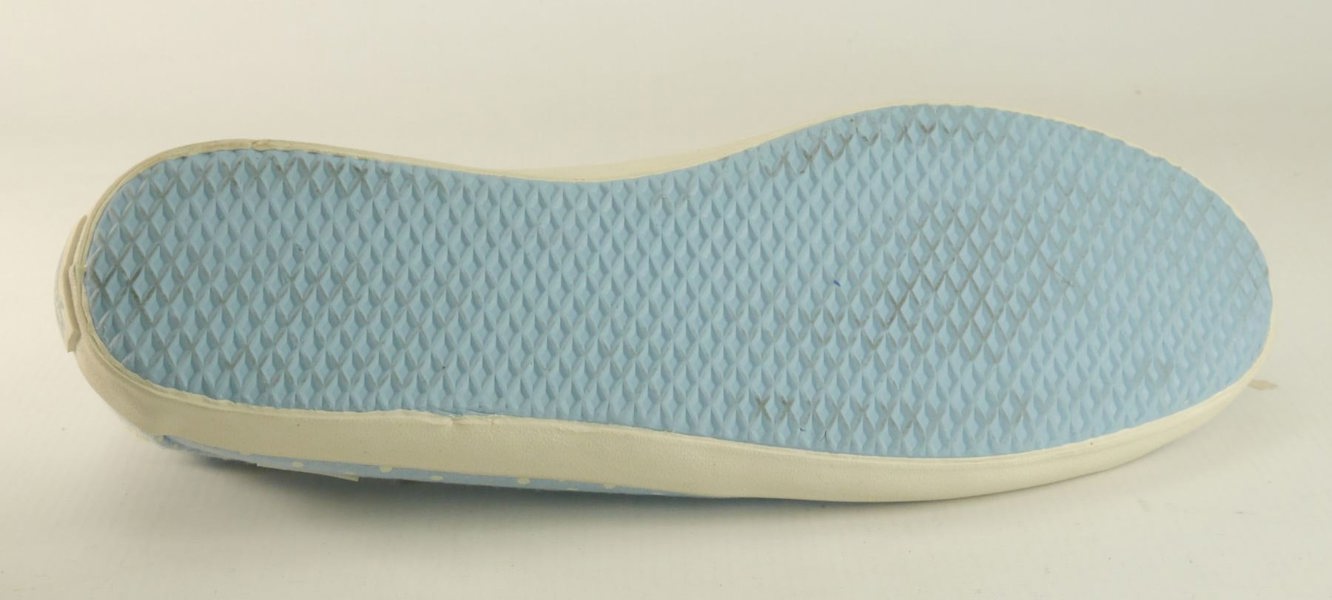 Vans Authentic Chauffeur Ladies Polka Dot Blue White Lace Up Pumps Canvas