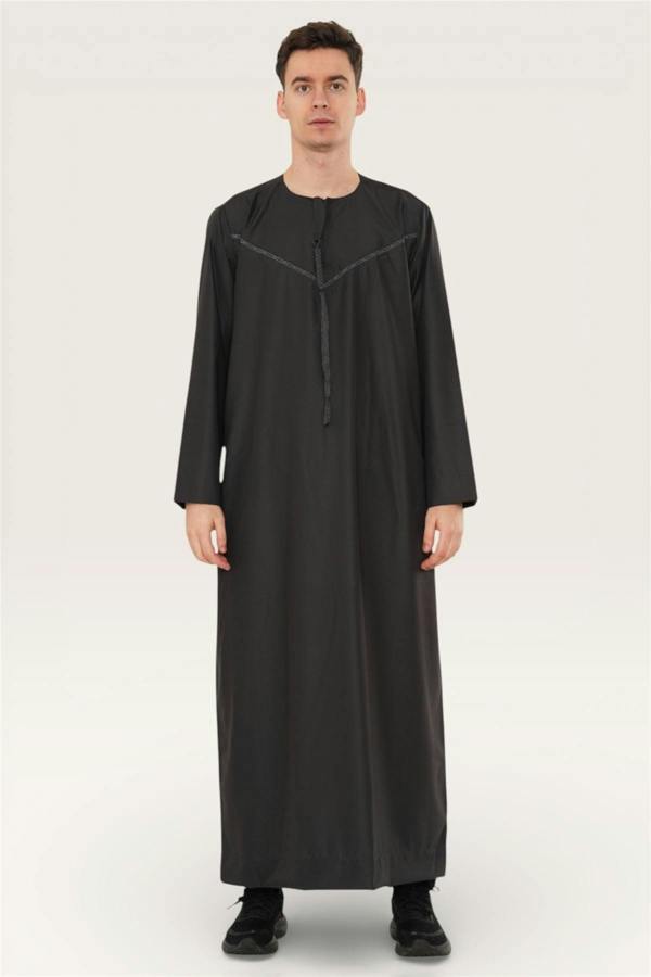 Infinity Leather Men's Ramadan Eid Moroccan Jubba Robe Djellaba Thobe - TT-008