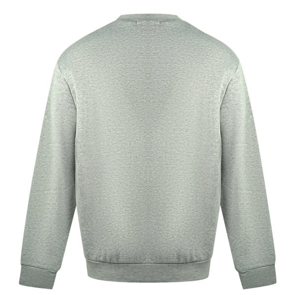 Roberto Cavalli Class Leopard Print Logo Jumper - Grey