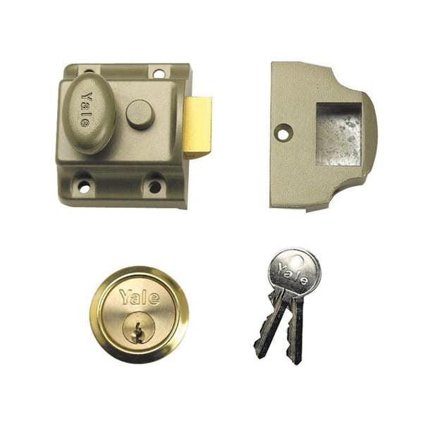 Yale Locks 723 Deadlatch 40mm Backset Enb Finish Box - Multi Colour - 