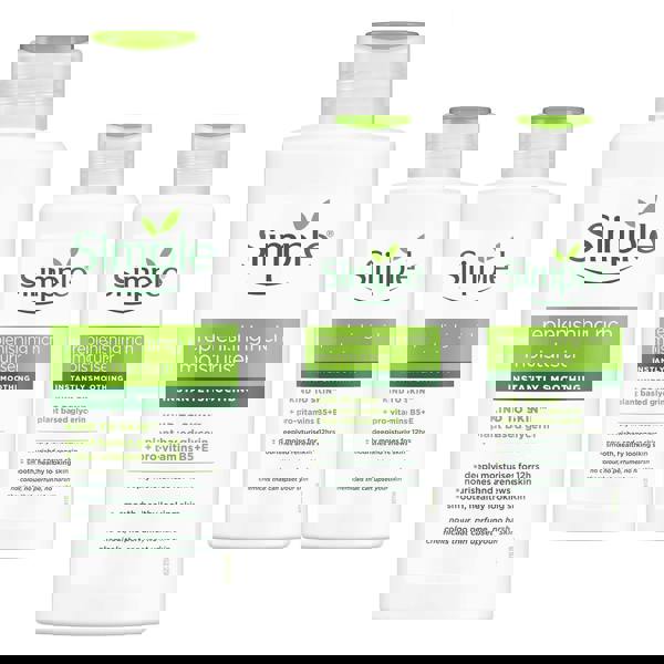 Simple Kind to Skin 12H Moisturisation Replenishing Rich Moisturiser 125ml, 3 Pack