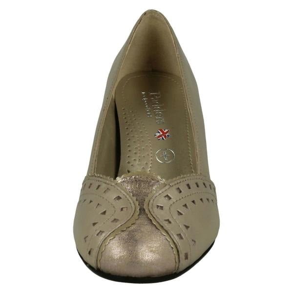 Padders Ladies Padders Heeled Court Shoes Janet