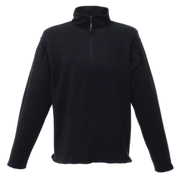 Regatta Professional Mens Micro Zip Neck Fleece Top - Black - 