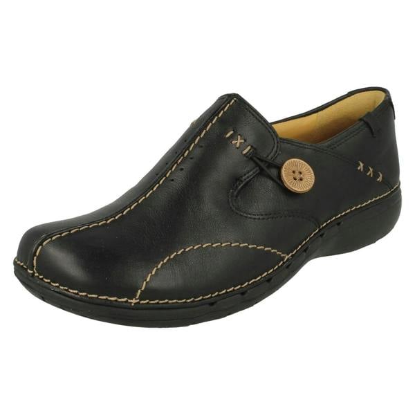 Clarks Ladies Clarks Un Structured Slip On Shoes Un Loop