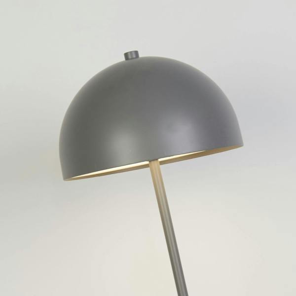Pagazzi Lighting Tina Grey LED Rechargeable Touch Floor Lamp