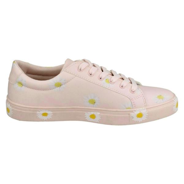 Spot On Ladies Spot On Daisy Print Pumps F80348