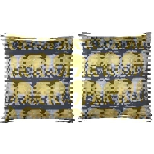 Paoletti Parade Elephant Cushion Cover - Navy