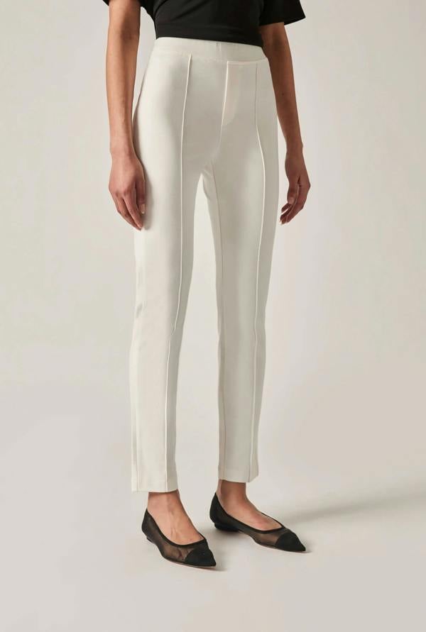 James Lakeland Cigarette Trousers Cream