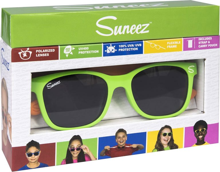Suneez Kids Unbreakable UVA / UVB Blocking Sunglasses with Strap