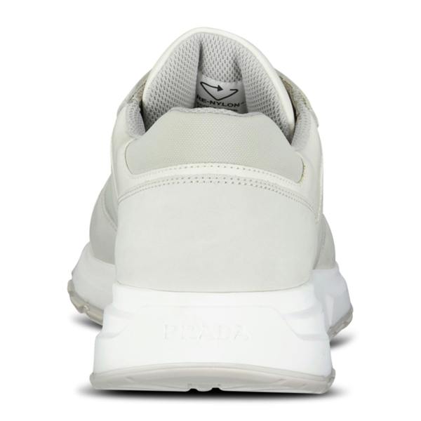 Prada Prax 01 Re-Nylon Leather Sneakers Beige - chancefashionco