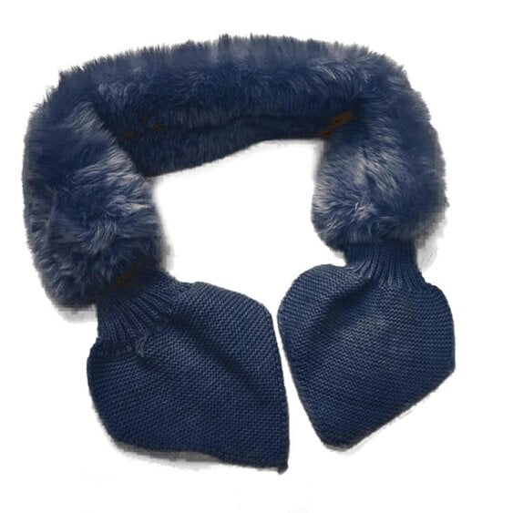 Scotts of Stow Ladies Faux Fur Collar with Tie Cream