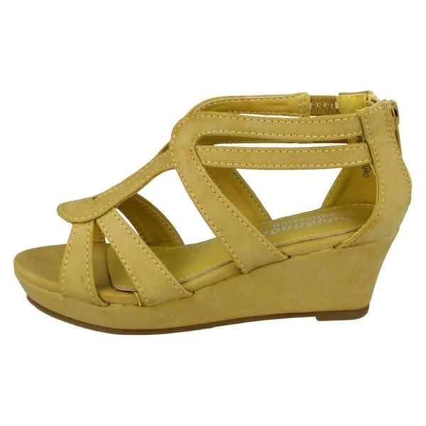 Savannah Girls Savannah Mid Wedge Loop Bar Sandals