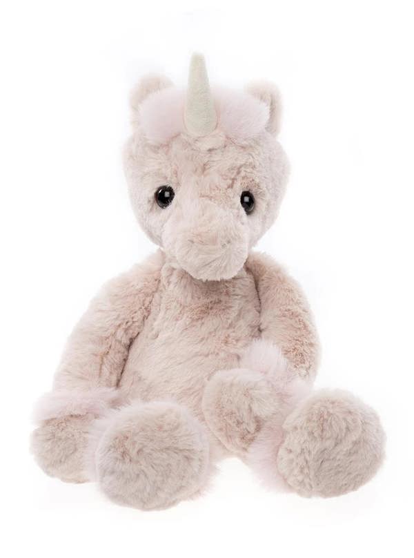 Charlie Bears Star Unicorn Ballet Slipper Pink M - Soft Plush Toy