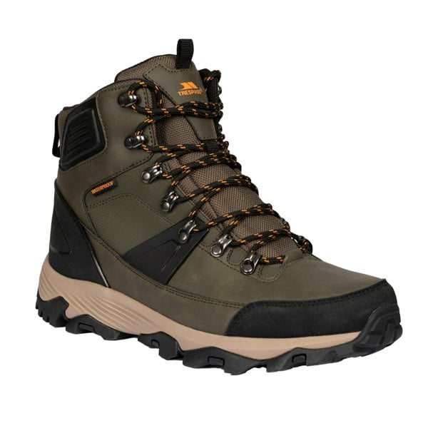 Trespass Mens Conrad Waterproof Walking Boots - Olive