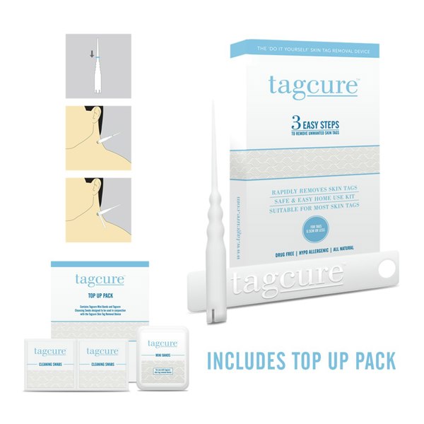 Tagcure - Skin Tag Removal Device - White Packaging