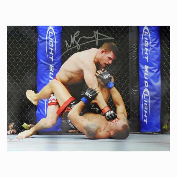 Michael Bisping signed 16x12 photo — Premium framing