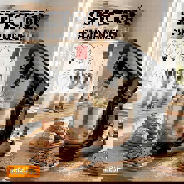 Spector Stand Mixer Electric 5L+4.5L Mixing Bowl 1500W 10 Speed Dough Hook Whisk