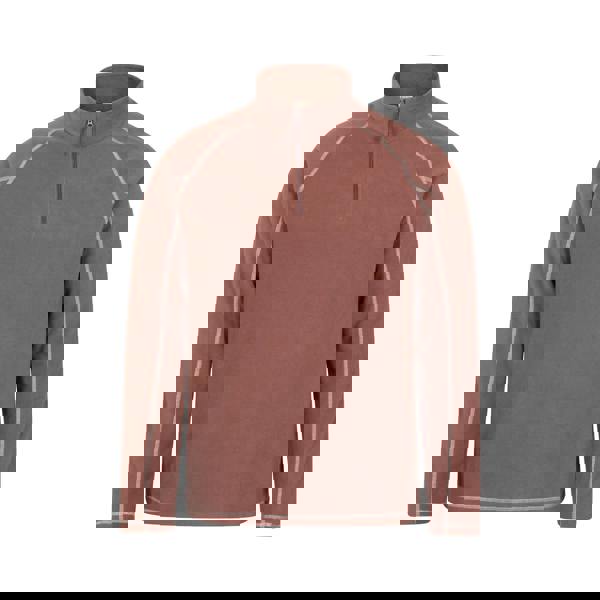 Mountain Warehouse Mens Ashbourne II Half Zip Fleece Top - Brown