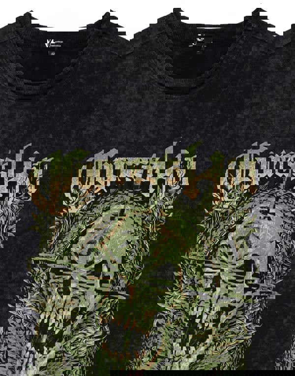 Cypress Hill Mens Black Band Logo Short Sleeved T-Shirt