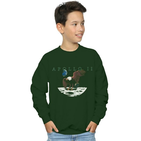 NASA Boys Apollo 11 Vintage Sweatshirt - Forest Green