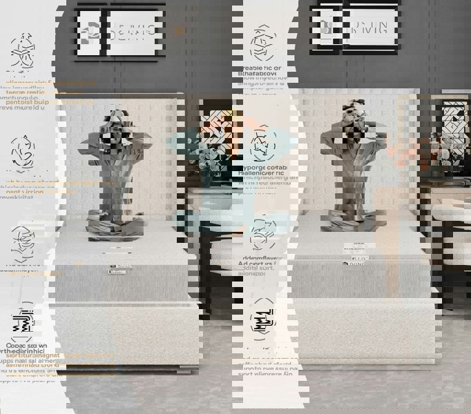 DS Living Posturetech 12.5 Bonnell Spring Mattress with Firm Comfort Layers - 4ft6 - Double - Aurora by DS Living