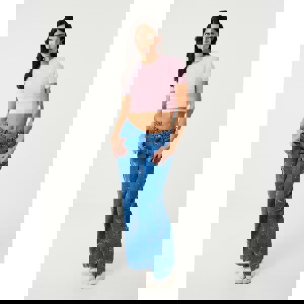 Pink Vanilla Short Sleeve Fluffy Knit Jumper