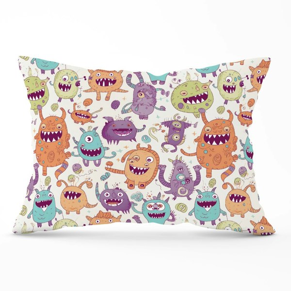 Warren Reed Playful Halloween Monsters Cushions