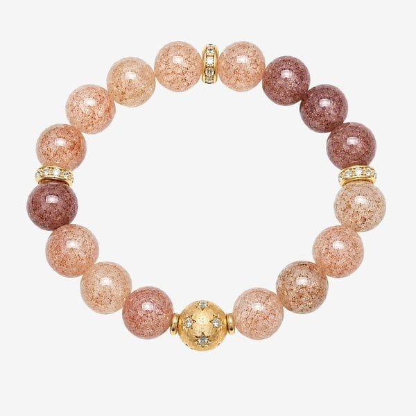 Uchi & Soto Enso Round Multi Quartz Bead Bracelet