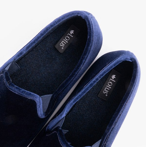 Lotus CLARENCE Mens Slippers Navy