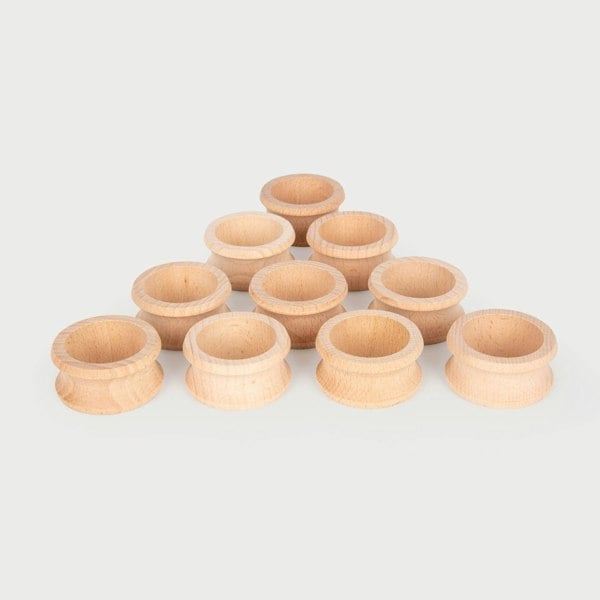 tickit Natural Wooden Napkin Rings