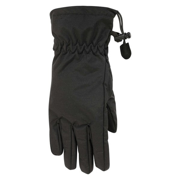 Mountain Warehouse Womens Classic Waterproof Gloves - Black