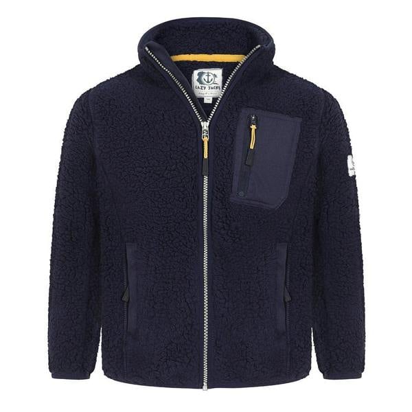 Lazy Jacks Boys Soft Fleece Jacket - Marine