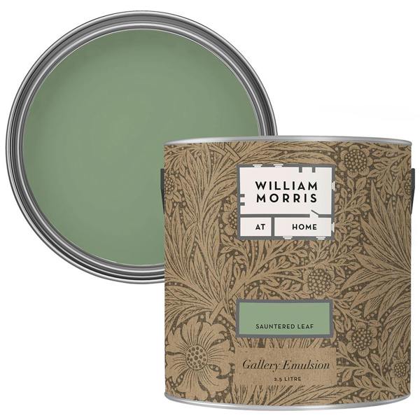 William Morris at Home Gallery Emulsion 2.5L - Sauntered Leaf