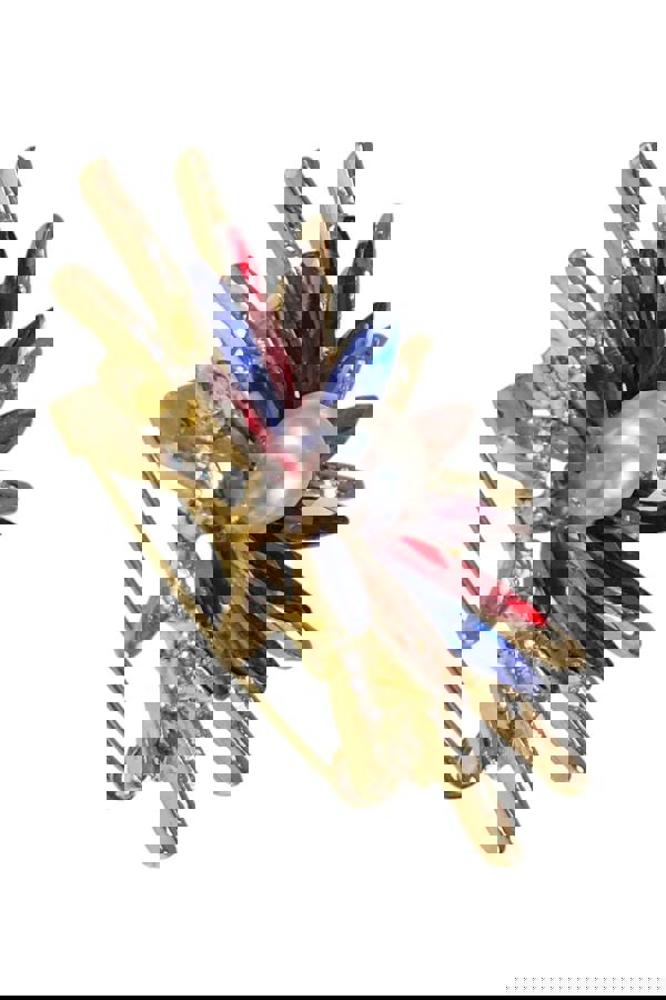 Paulo Due Diamante Daisy Style Flower Brooch